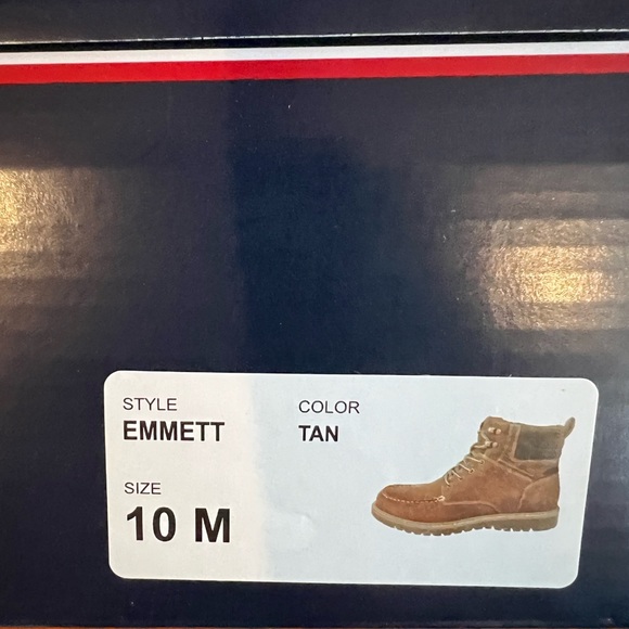 Mens Izod Emmett Tan Boots Size 10 - Picture 2 of 4